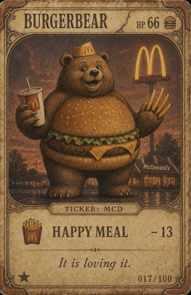 Burgerbear card